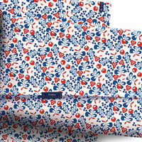 Grand paquet sur grande feuille cadeau L détail bleu Limoges