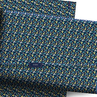 Grand paquet sur grande feuille cadeau L Bleu Quimper