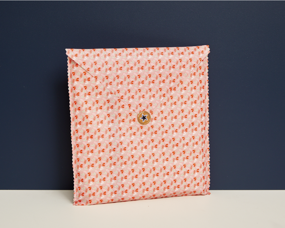 Pochette cadeau reutilisable taille M détail de l&