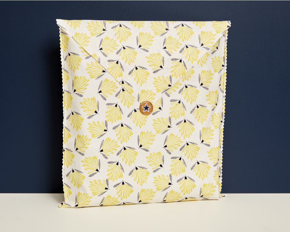 Grande pochette cadeau réutilisable taille L détail de l&