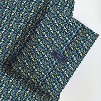 Comme une feuille, emballage cadeau M bleu Quimper et paquet