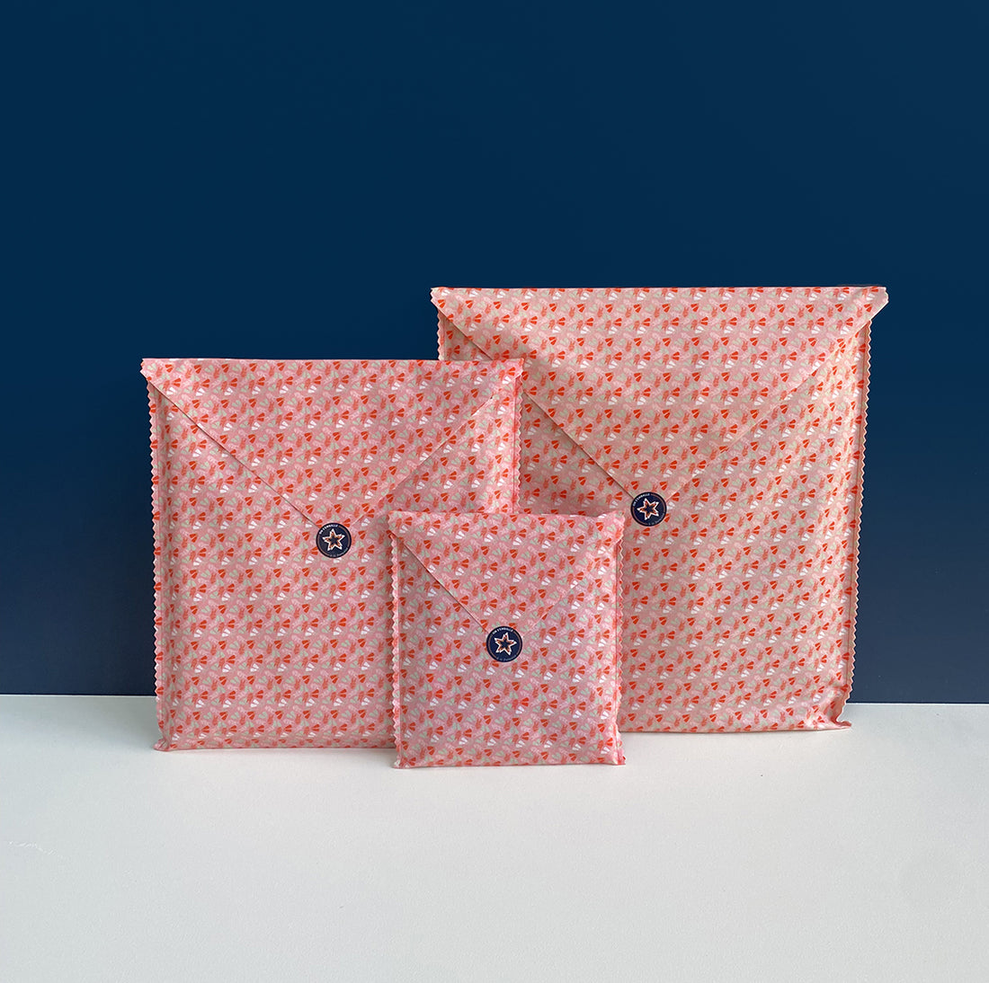 TRIO 3 pochettes d’emballage cadeau