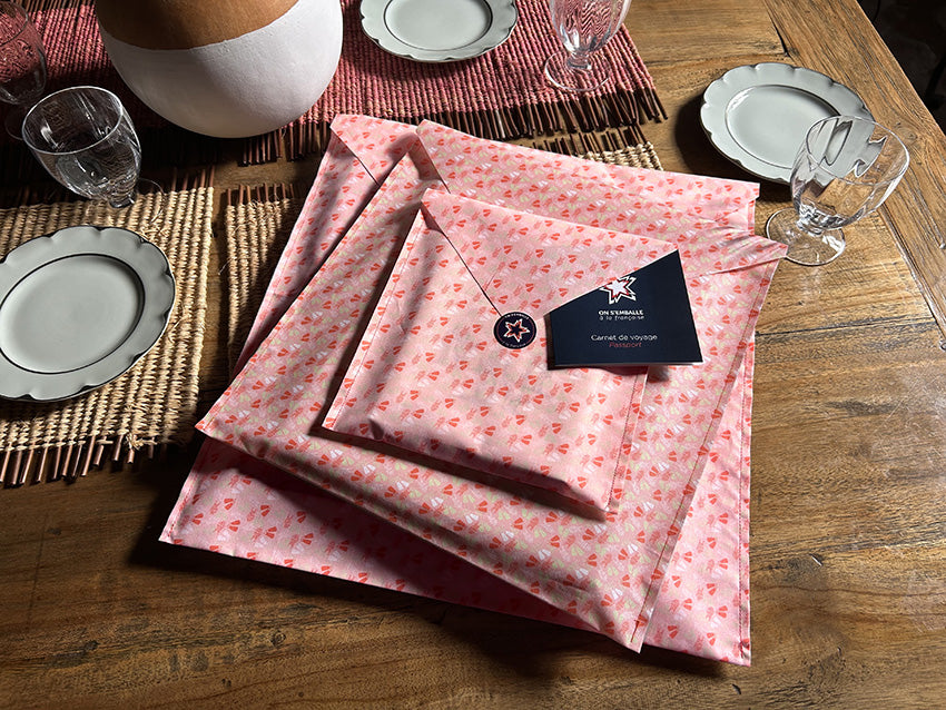 TRIO 3 pochettes d’emballage cadeau
