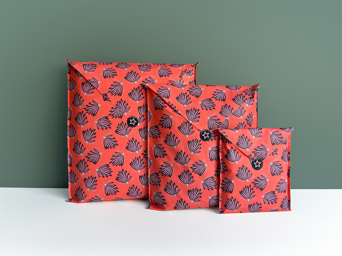 TRIO 3 pochettes d’emballage cadeau