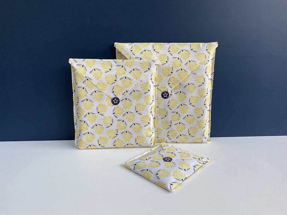 TRIO 3 pochettes d’emballage cadeau