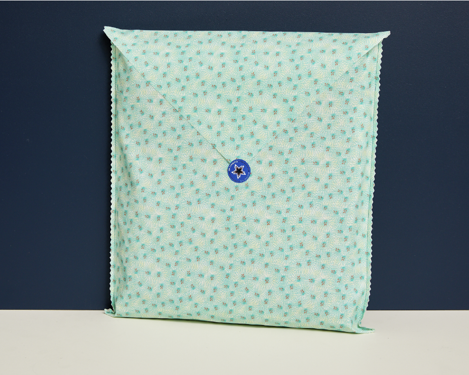 Grande pochette cadeau réutilisable taille L détail de l&