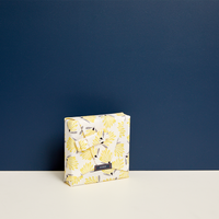 petit paquet et joli pliage avec noeud réutilisable en coton
